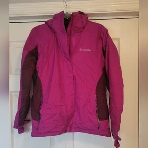 Columbia Women's Pink and Purple Jacket Snow